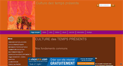 Desktop Screenshot of culture-temps-presents.org